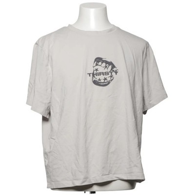 ASOS, T-shirt, Größe: 4XL, Grau, Baumwolle/Elasthan, Print, Herren #QI4