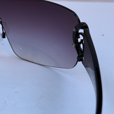 Jessica Simpson J6260-BLK Sunglasses Black Oversized Wrap Shield Gradient Lens