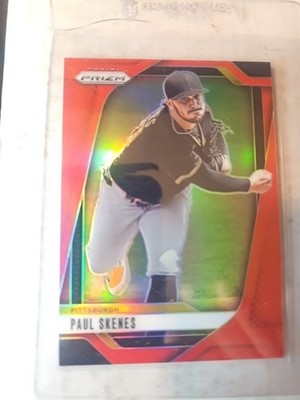 2025 PANINI PRIZM BASEBALL PAUL SKENES RED PRIZM #248 #153/299 PIRATES STAR!