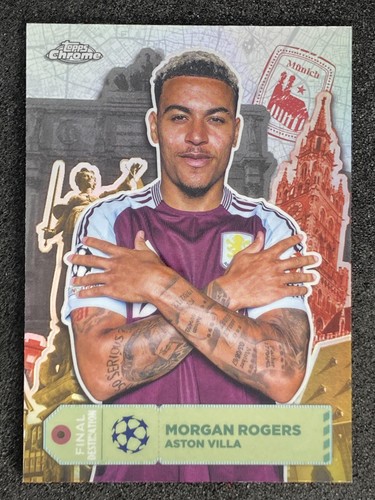 Morgan Rogers Final Destination Aston Villa 2024-25 Topps Chrome UCC