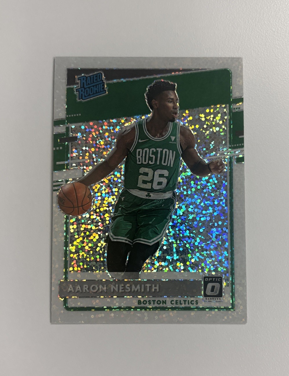 2020-21 Panini Donruss Optic - Aaron Nesmith White Sparkle Prizm RC #164 SSP ☘️