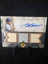 2025 Topps Museum Collection Signature Swatches Steve Garvey Triple Relic Auto
