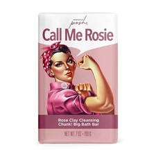 Perfectly Posh  X2 Call Me Rosie Rose Clay Cleansing Chunk Big Bath Bar New