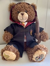 Build A Bear Workshop Wizarding World Harry Potter Gryffindor Bear Plush  Wand