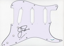 JOHNNY VAN ZANT SIGNED AUTOGRAPH STRAT GUITAR PICKGUARD ACOA LYNYRD SKYNYRD