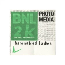 Barenaked Ladies 2000 Maroon Concert Tour Backstage Pass