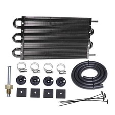 Transmission Oil Cooler Kit, Aluminium alloy Radiator with 5/16" Tube 6 Pass