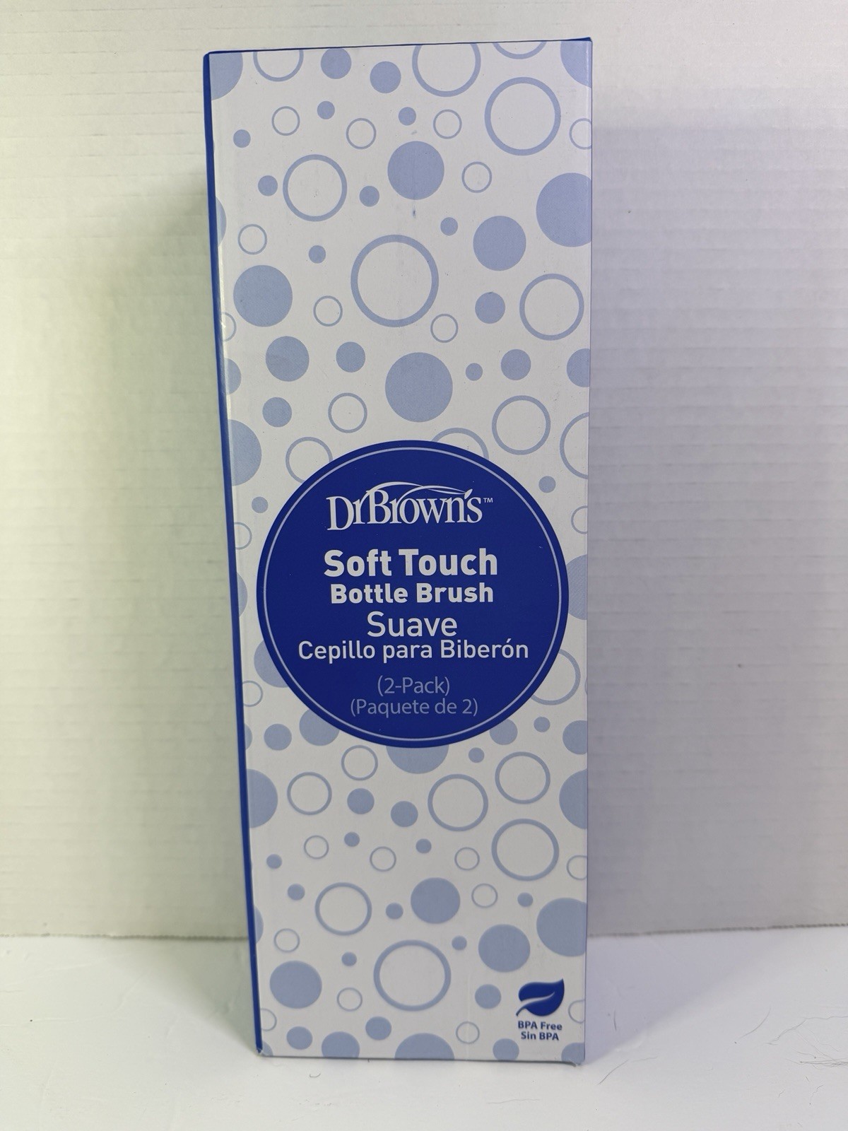 Dr Brown Soft Touch Bottle Brush Suave 2 Pack Baby Bottle Cl