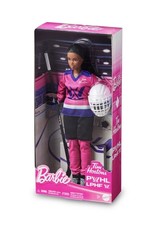 New Barbie Tim Hortons 2025 PWHL Hockey Player Doll Canada African American