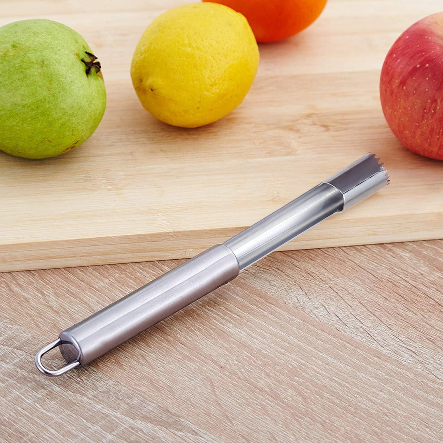 6 Pieces Corer and Pitter Fruit & Vegetable Multi-Function Stainless Silver 
