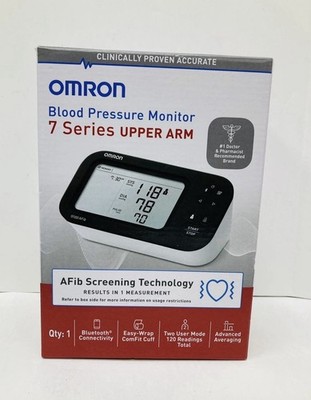 Omron 7 Series Wireless Upper Arm Blood Pressure Monitor BP7360 AFib NEW