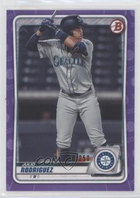 2020 Bowman Draft Purple Border /250 Julio Rodriguez #BD-188 o7m