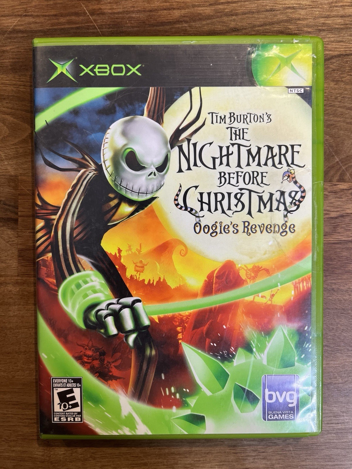 Tim Burton's The Nightmare Before Christmas: Oogie's Revenge XBOX CIB w/ Manual