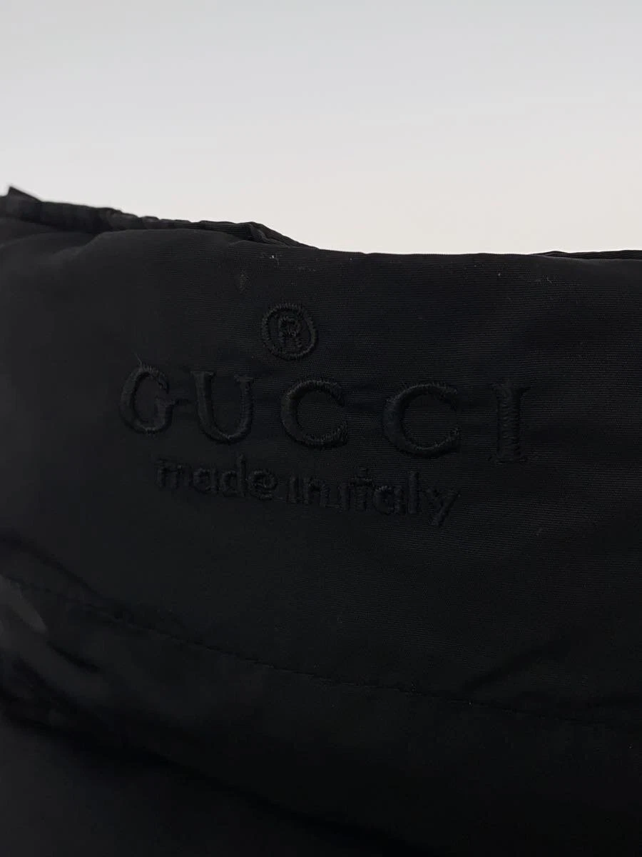 GUCCI Piumino M Poliestere Nero Plain 314 0393 1985 Uomo Autentico #ED ZGA