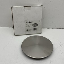 Kraus STC-2 Decorative Stainless Steel Sink Drain Cap, 4.5" Diameter