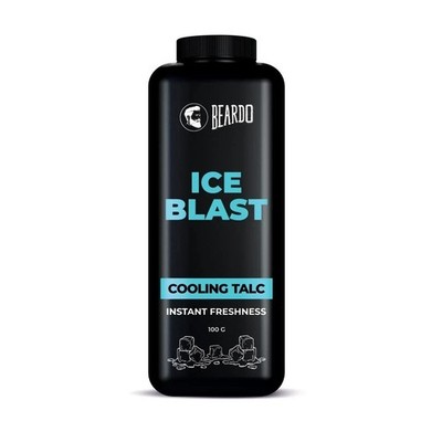 Beardo Ice Blast Talkumpuder für Männer 100g Instant Icy Cooling Talkumpuder
