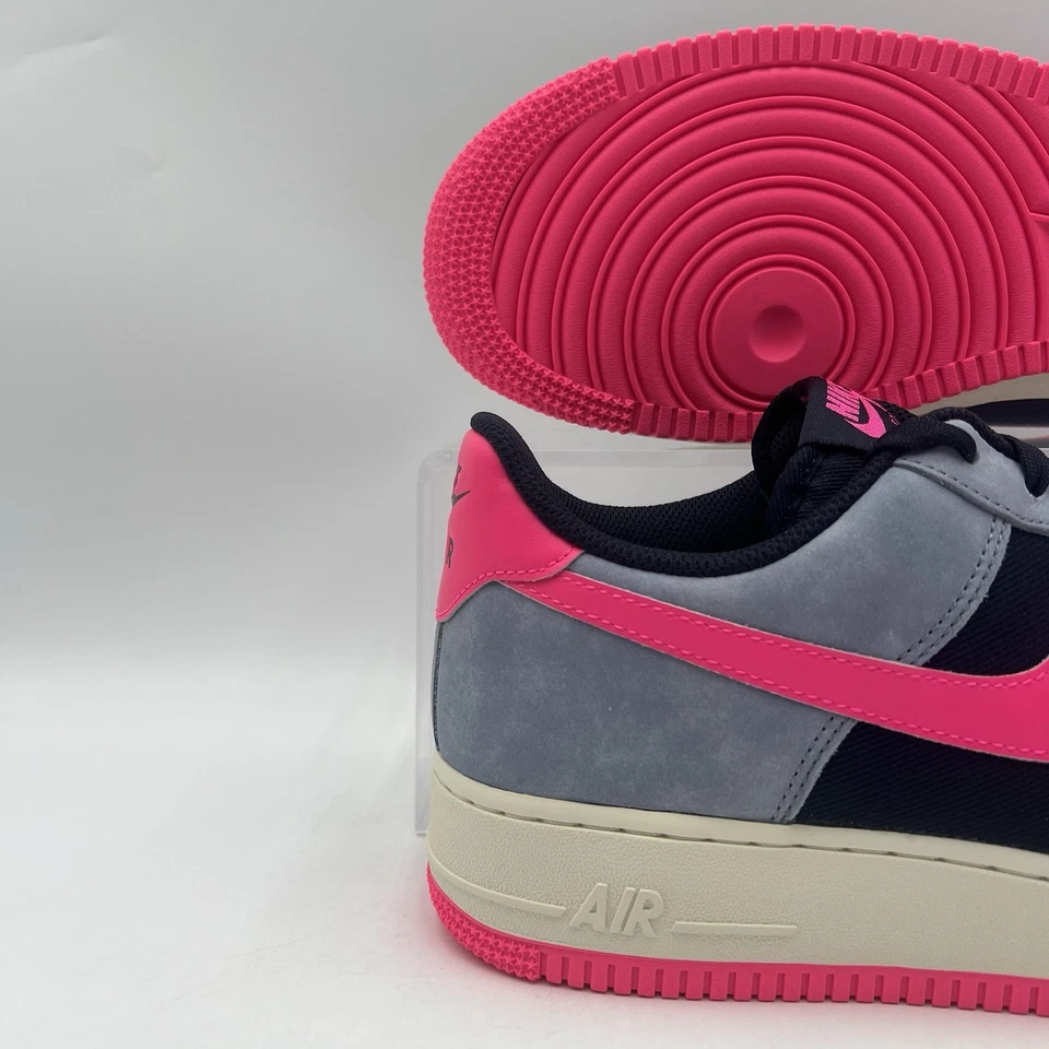 Zapatillas deportivas para hombre talla 9,5 Nike Air Force 1 '07 bajas azul obsidiana rosa FB8876 401 Foto 2 de 4