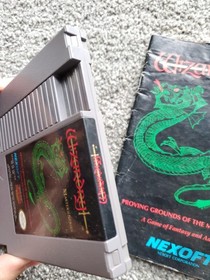 Wizardry Proving Grounds of the Mad Overlord With MANUAL (NES) *Tested&Works* 