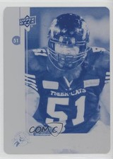 2018 Upper Deck CFL Achievement Printing Plate Cyan 1/1 Mike Filer #46 i9i