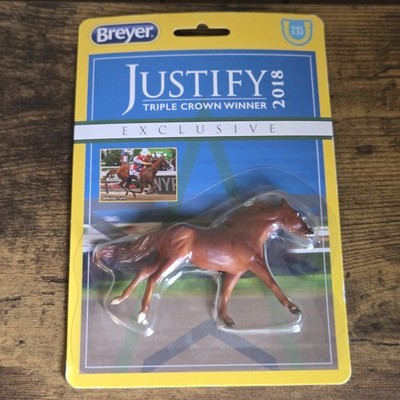 BREYER Stablemate Justify #9302 Triple Crown Thoroughbred
