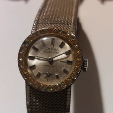  VINTAGE  DESIGNED SWISS  WATCH  VINTAGE OMEGA SEAMASTER  RUNS! COMPLETE NICE!