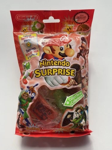 VTG EXP Nintendo Surprise Candy Gummies Super Mario Link Donkey Kong *Sealed*