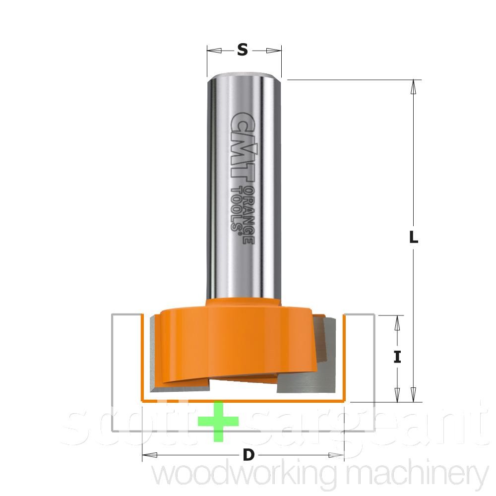 CMT 801 Mortising Bit S-12.7 D-31.7 L-54 i12.7 L54 Price is Inc VAT@20%