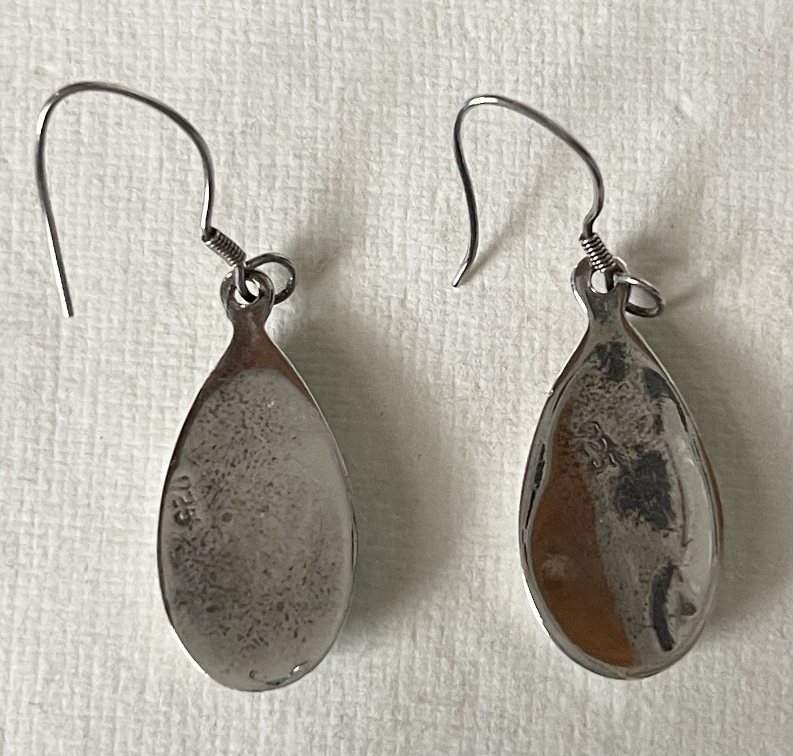 Basic Turquoise Teardrops 925 Sterling Silver Dan… - image 3