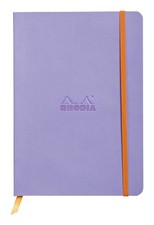 Rhodia Rhodiarama SoftCover Notebook - 80 Dots Sheets - 6 x 8 1/4 - Iris Cover
