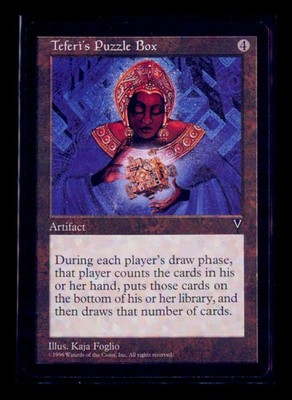 Teferis Puzzle Box Visions 1997 MTG Rare Artifact EDH Wheel Staple VIS