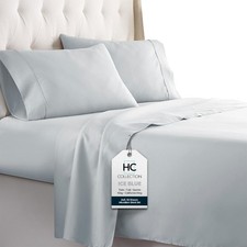 Twin Sheet Set w/ 1 Pillowcase Hotel Luxury Platinum 1800 Series Brushed