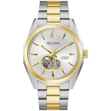 Bulova Classic Surveyor 98A284 Men's Automatic Stainless Steel Watch 42 mm