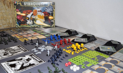 Starquest MB-Basisspiel-100% Vollständig-Unbemalt-Nichts geklebt - Super Spiel !