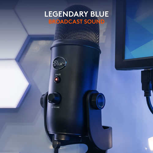 Logitech Creators Blue Yeti USB Microphone for Gaming, Streaming, Podcast, Youtu - 第 3/12 張圖片