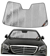 Windshield Sun Shade for Mercedes-Benz S-Class 2014-2020 S-Class Sedan Silver