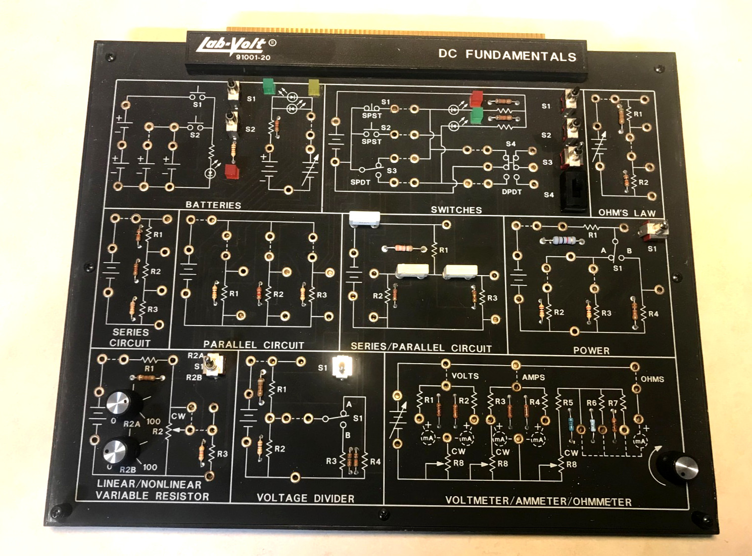 LAB-VOLT DC Fundamentals Board 91001-20