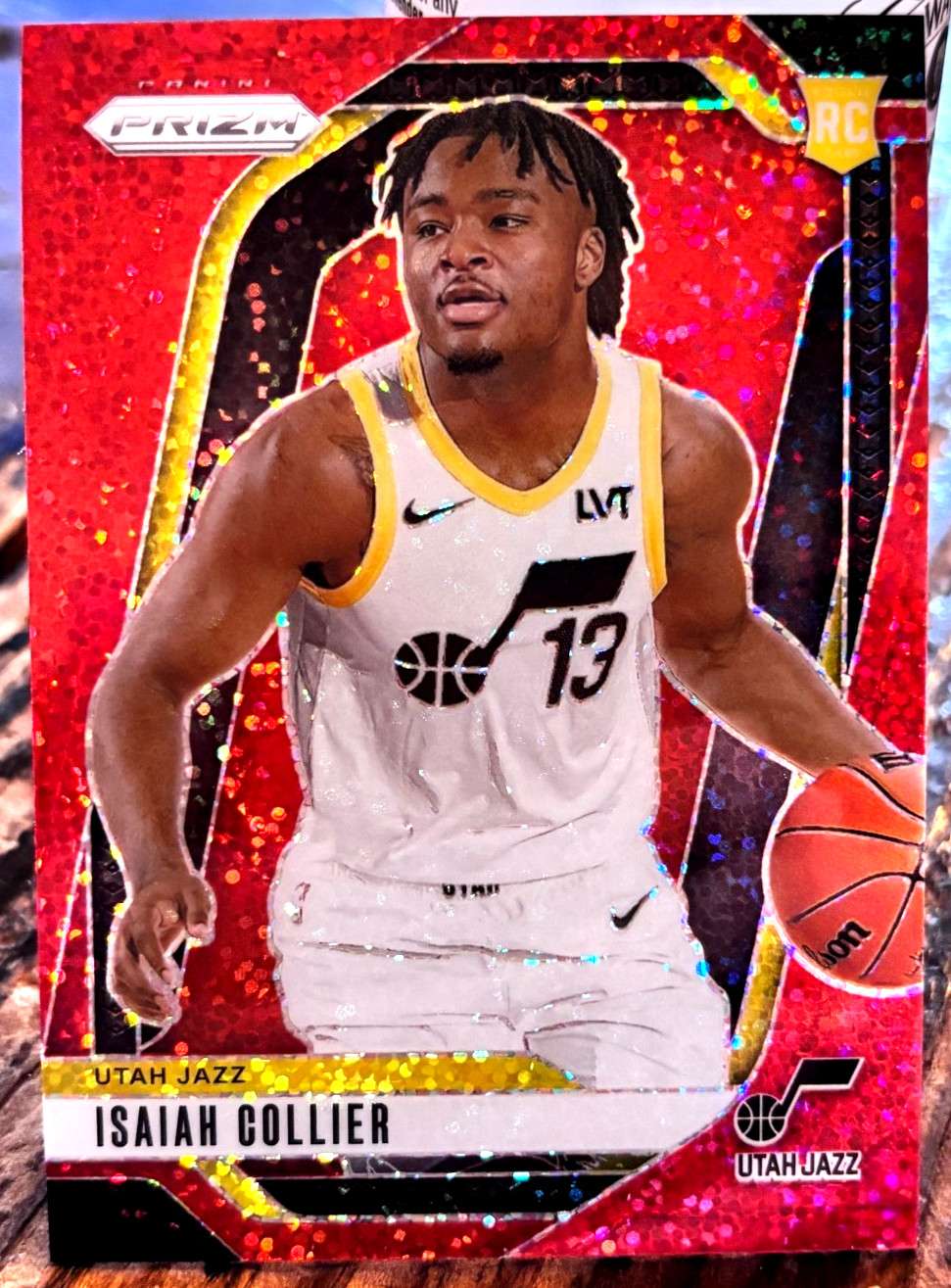 2024-25 Isaiah Collier Prizm Sparkle Rookie RC Jazz #227