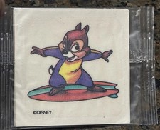 1992 Kellogg's Disney Rescue Rangers Reusable Sticker Cereal Premium Toy Sealed