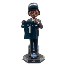 Jordan Davis Philadelphia Eagles 2022 Draft Pick No. 13 Bobblehead NFL Football