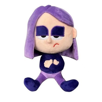 25cm Duolingo Lily Purple Girl Cartoon Animation Cute Stuffed Girl Plush Toys