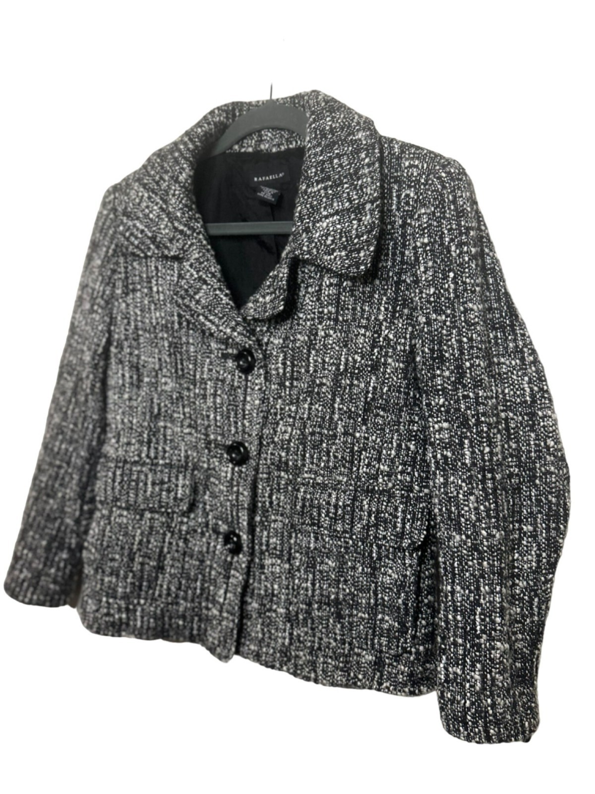 Rafaella Wool Blend Button-Down Blazer Women's SZ… - image 3