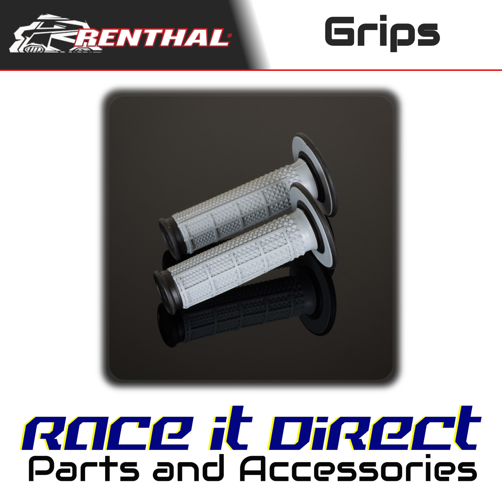 Renthal Grips G154 Dual Layer Tapered-Diamond/Waffle G154
