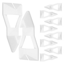 10 Pcs Kitchen Shelf Brackets Clear Plastic Support Peg Floating Shelves
