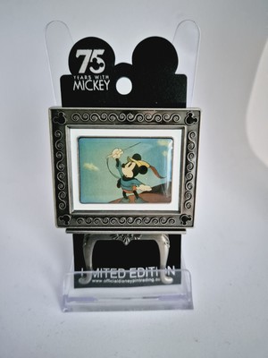 Disney Authentic 75 Years With Mickey Collection Pin & Staffelei LE BRAVE TAILOR 