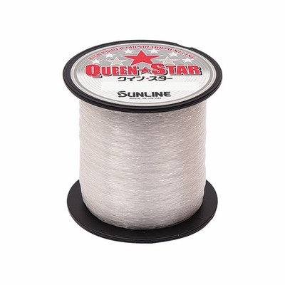 SUNLINE Queenstar Nylon Line, 600m Clear, Size 14, Suitable for All Fish Species