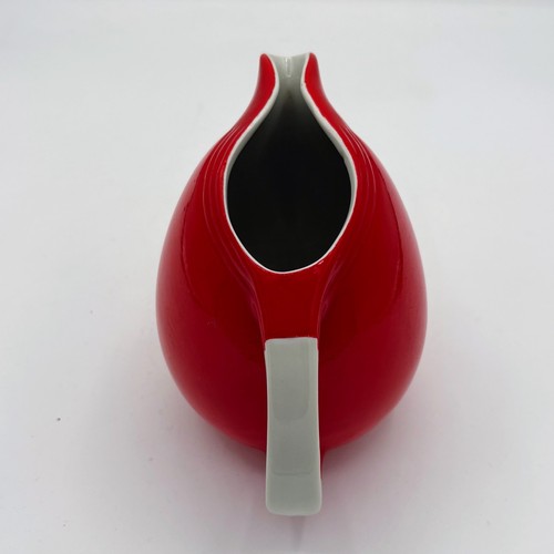Hall's China Sani Grid Pert Chinesisch Rot 16 flüssige Unzen Krug Klein Geschirr - Bild 9 von 15