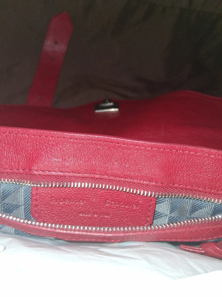Bolso de mano de hombro Proenza SCHOULER PS1 mediano de cuero amapola clásico rojo Foto 4 de 4