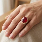 PRECIOUS SUNSET ORANGE SAPPHIRE 20.75CT 925 STERLING SILVER 24K GOLD RINGS GIFT