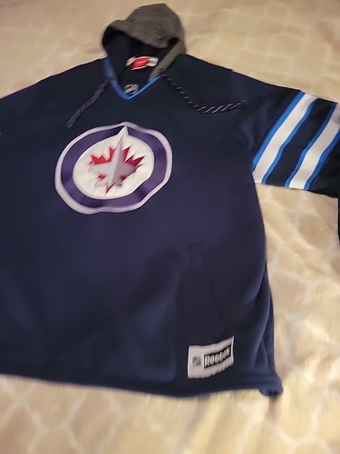 Reebox NHL Winnipeg Jets Pullover Jersey Hoodie - Men’s 2X LARGE - Picture 4 of 14