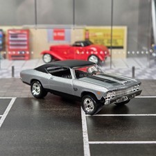 1:64 Hot Wheels Limited Ed 1969 69 Chevy Chevelle SS 427 Silver w/ Black Stripes